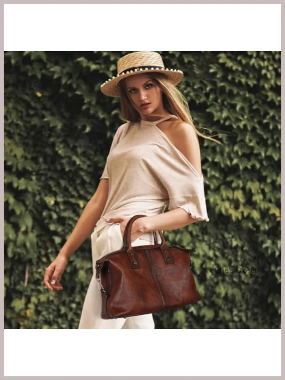 Genuine Leather Satchel Handbag Women Shoulder Crossbody Hobo Tote